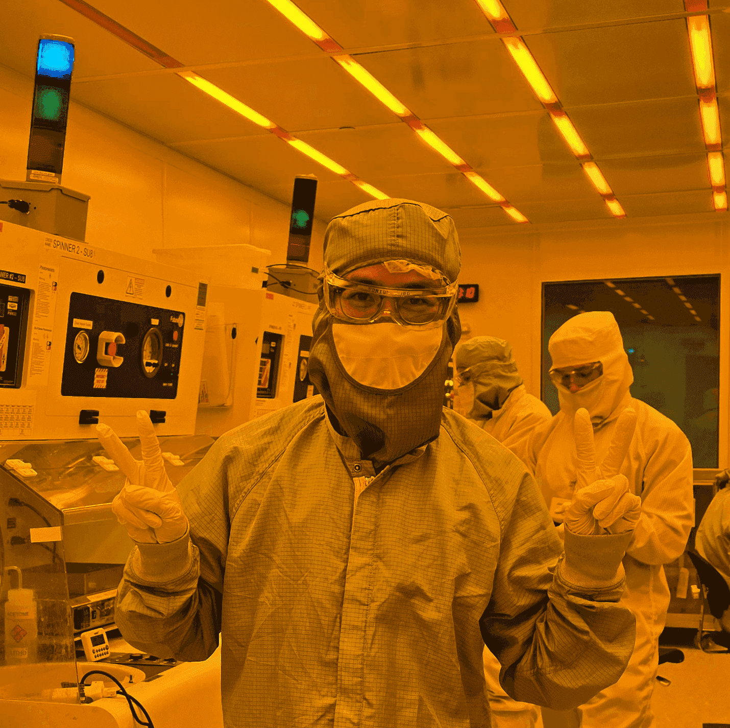 In UW-Madison ECE Clean room